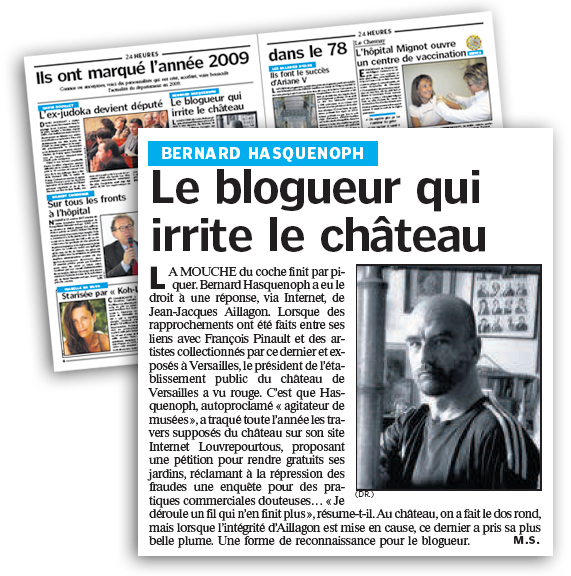 <h6>LE PARISIEN 78 | 28.12.09</h6>